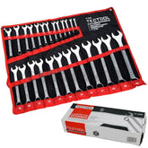 TecTool 25pc Matt Finished Metric Combination Spanner Wrench Set 6mm - 32mm