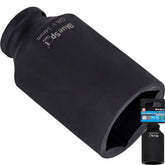 BlueSpot 34mm Deep Socket Impact Hex 6 Point Single CRV Steel 1/2" Drive
