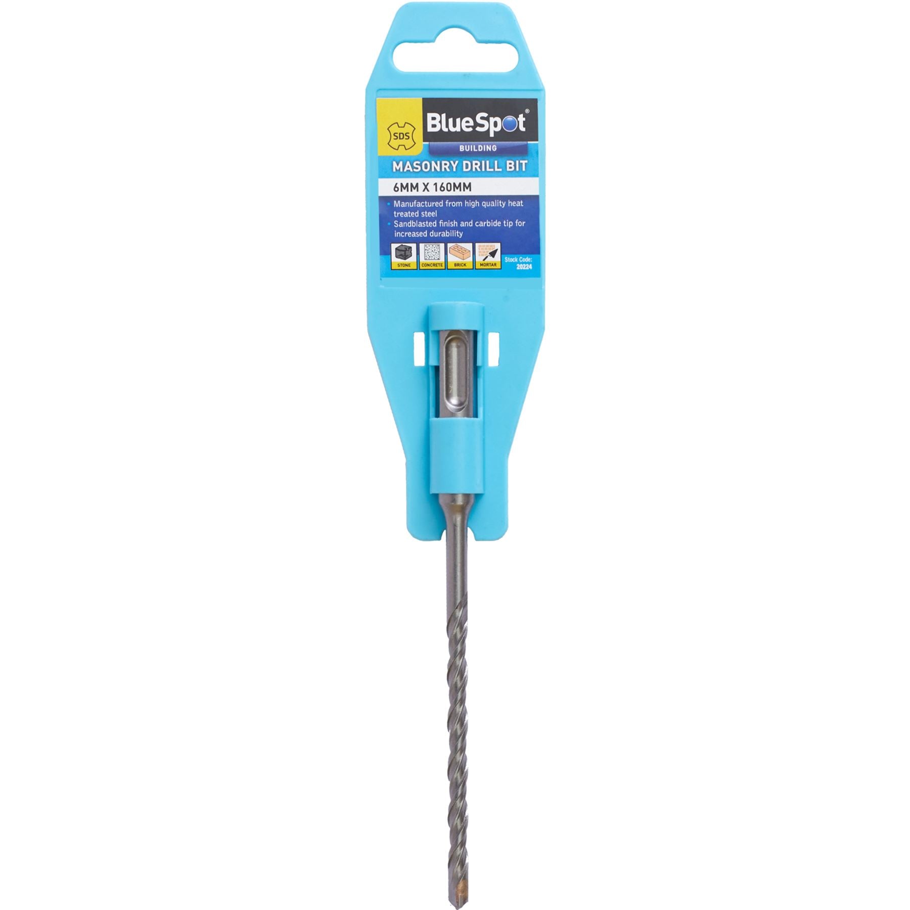 BlueSpot SDS Masonry Hammer Drill Bits Stone Brick Concrete 5.5, 6, 6.5 0r 7mm BlueSpot SDS Masonry Hammer Drill Bits Stone Brick Concrete 5.5, 6, 6.5 0r 7mm