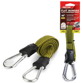 Dekton 48" Flat Bungee Cord With Carabiner Hook Clip 10mm Elastic Tie Down