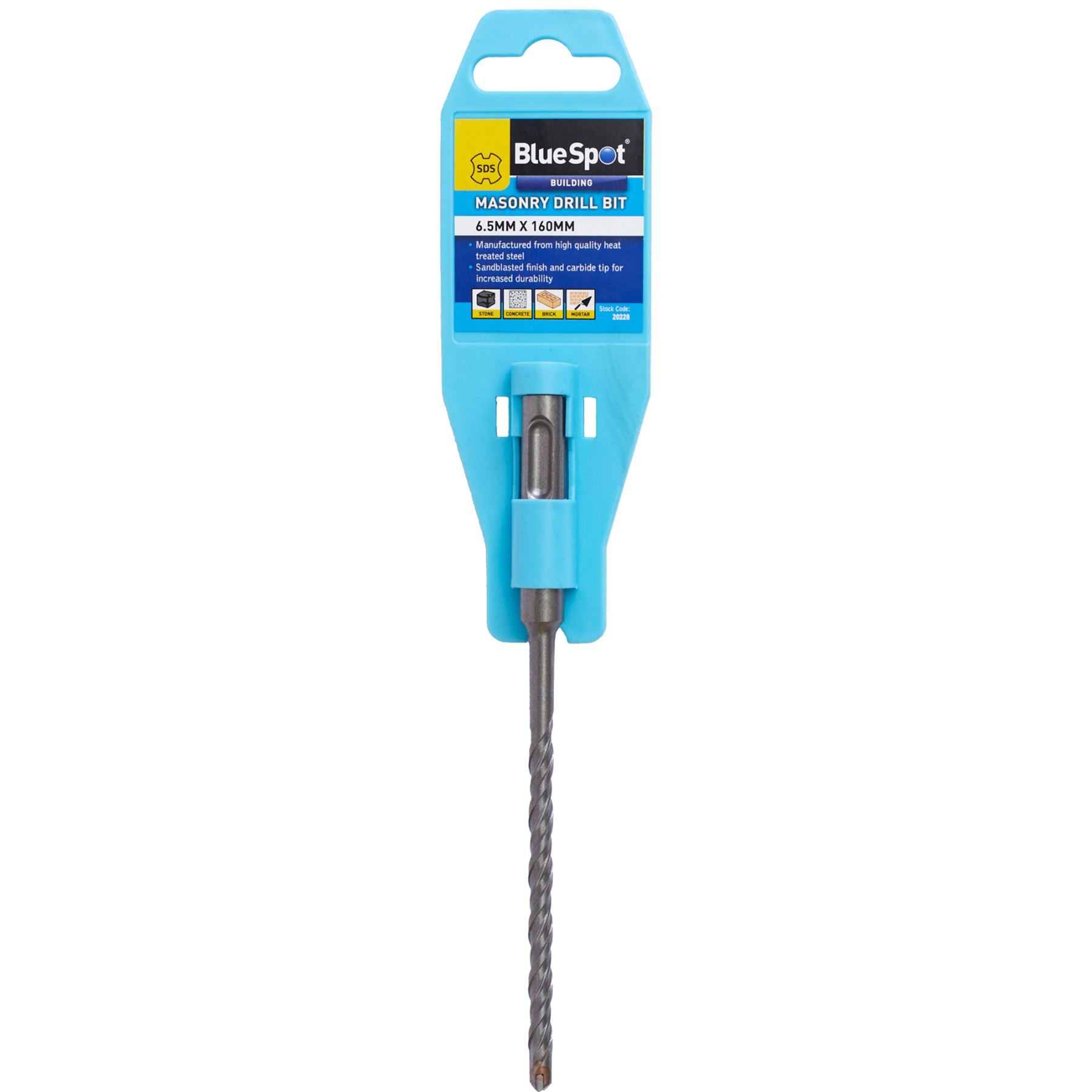 BlueSpot SDS Masonry Hammer Drill Bits Stone Brick Concrete 5.5, 6, 6.5 0r 7mm BlueSpot SDS Masonry Hammer Drill Bits Stone Brick Concrete 5.5, 6, 6.5 0r 7mm