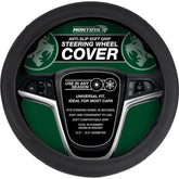 Montoya Steering Wheel Glove Cover Soft Grip Jet Black Leather Look Universal
