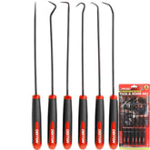 Dekton 6pc Hook And Pick Set Precision Tool O Ring Seal Removal Scraper 240mm