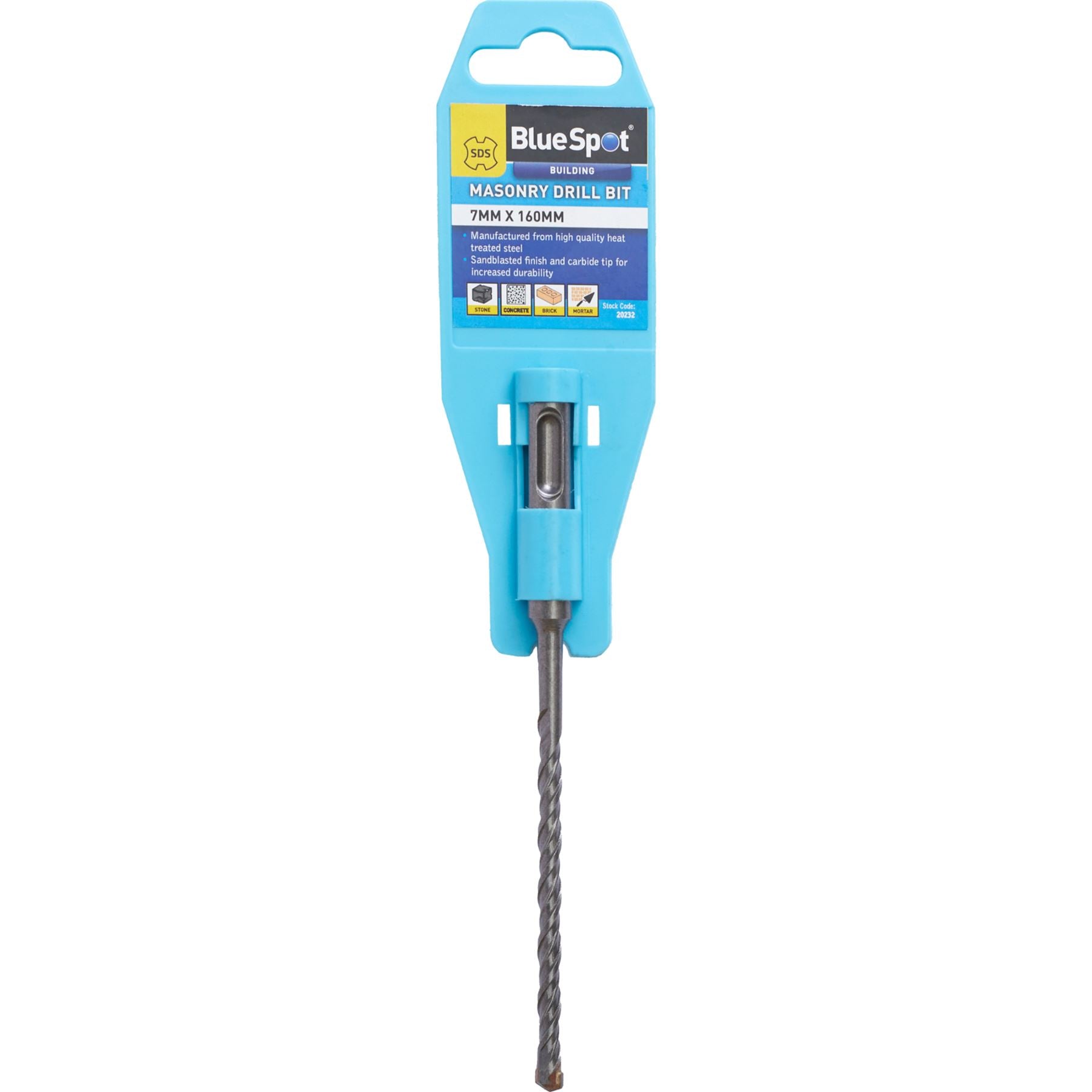 BlueSpot SDS Masonry Hammer Drill Bits Stone Brick Concrete 5.5, 6, 6.5 0r 7mm BlueSpot SDS Masonry Hammer Drill Bits Stone Brick Concrete 5.5, 6, 6.5 0r 7mm