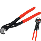 Neilsen 240mm Multi Functional Plumbers Soft Grip Waterpump Pipe Wrench Pliers