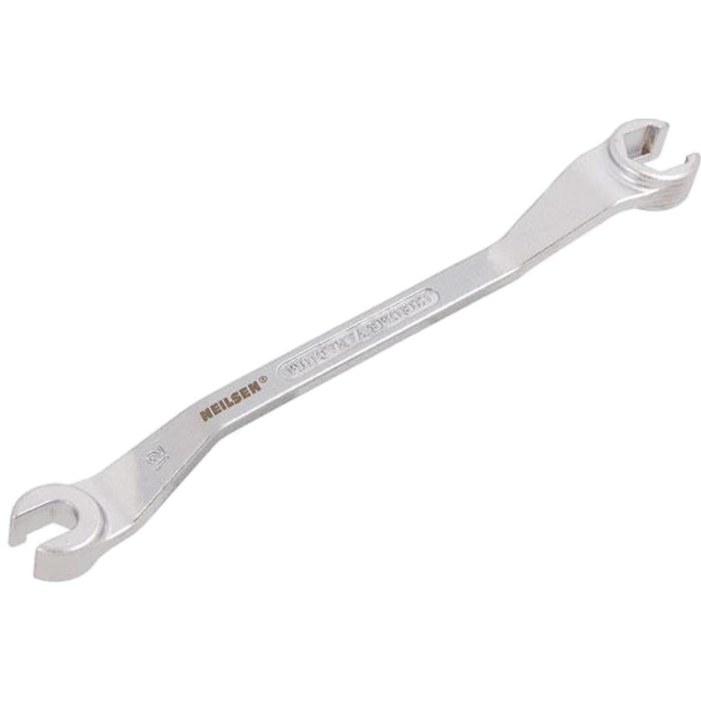 Neilsen Flare Nut Wrench Open-Ended Brake Line Pipe Spanner 12mm 14mm Tool Neilsen Flare Nut Wrench Open-Ended Brake Line Pipe Spanner 12mm 14mm Tool