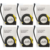 Toolzone 1pc 3pc 6pc Tape Measure Imperial Metric Scale Easy Lock 5m x 19mm