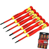 Neilsen 6pc Precision Screwdriver Magnetic Tips VDE Repair Phillips Slotted Set