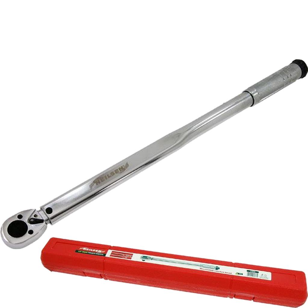 Neilsen Torque Wrench 70 - 350Nm 1/2" Square Drive Hand Ratchet Spanner Tool