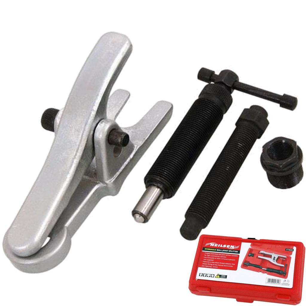 Neilsen Hydraulic and Manual Ball Joint Splitter Removal Separator Puller Tool Neilsen Hydraulic and Manual Ball Joint Splitter Removal Separator Puller Tool