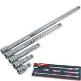 Neilsen 5pc 1/2" Socket Extension Bar Set 50mm 75mm 125mm 250mm 375mm Extra Long