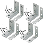 Dekton Mending Plate Joining Bracket Right Angle Corner Connector Fixing 60mm