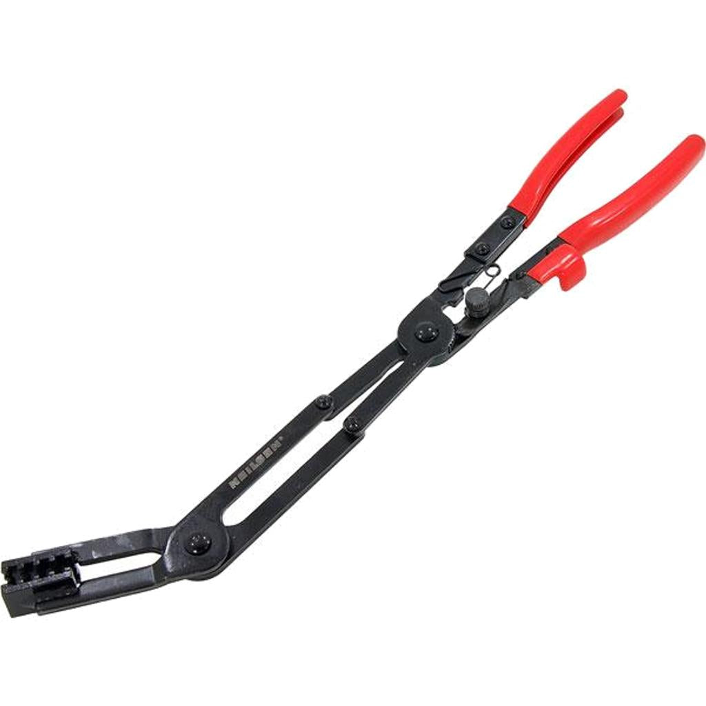 Neilsen Long Angled Hose Clamp Clip Car Van Fuel Coolant Pipe Spring Pliers Neilsen Long Angled Hose Clamp Clip Car Van Fuel Coolant Pipe Spring Pliers