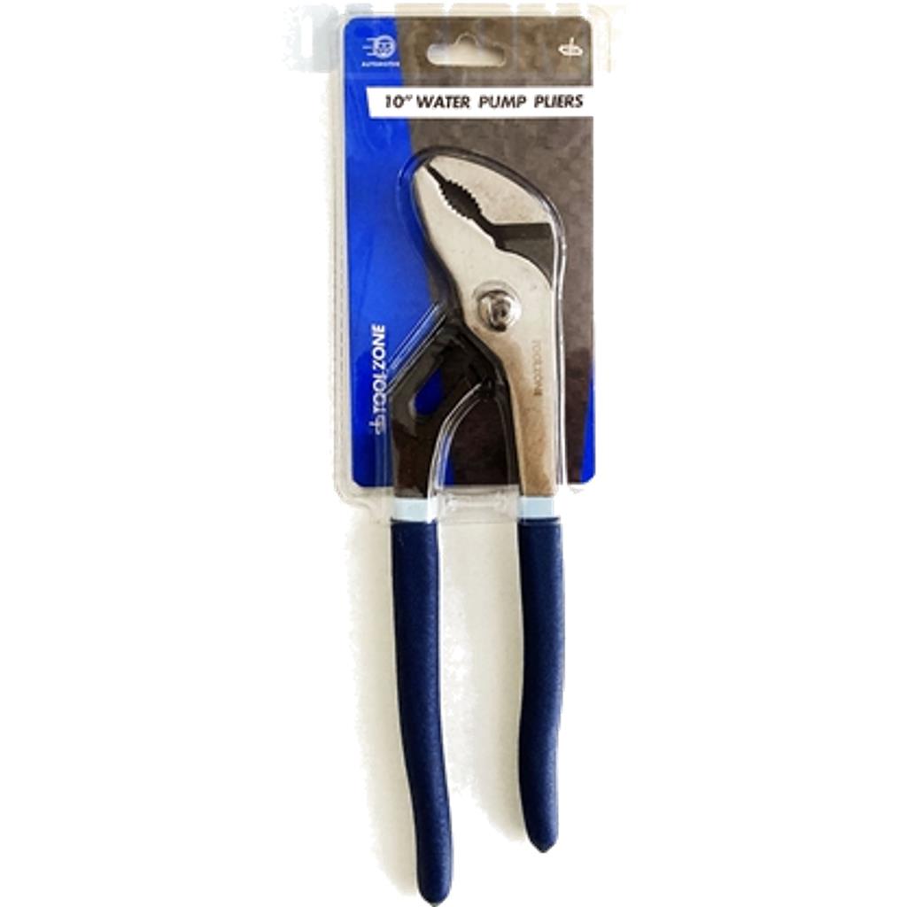 Toolzone 10" Plumbers Anti Slip Grip Waterpump Pipe Wrench Pliers Grips Pump Toolzone 10" Plumbers Anti Slip Grip Waterpump Pipe Wrench Pliers Grips Pump