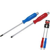 Neilsen 2pc PH2 & Flat Head Long Precision Magnetic Hex Screwdriver Set 150mm