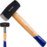 Bluespot 4lb Club Lump Stoning Hammer Hardened Steel Head Hickory Handle 1.8Kg
