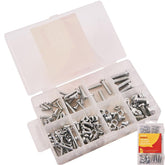 Amtech 150pc Assorted DIY Workshop Hardware Storage Nut and Bolt Kit Set