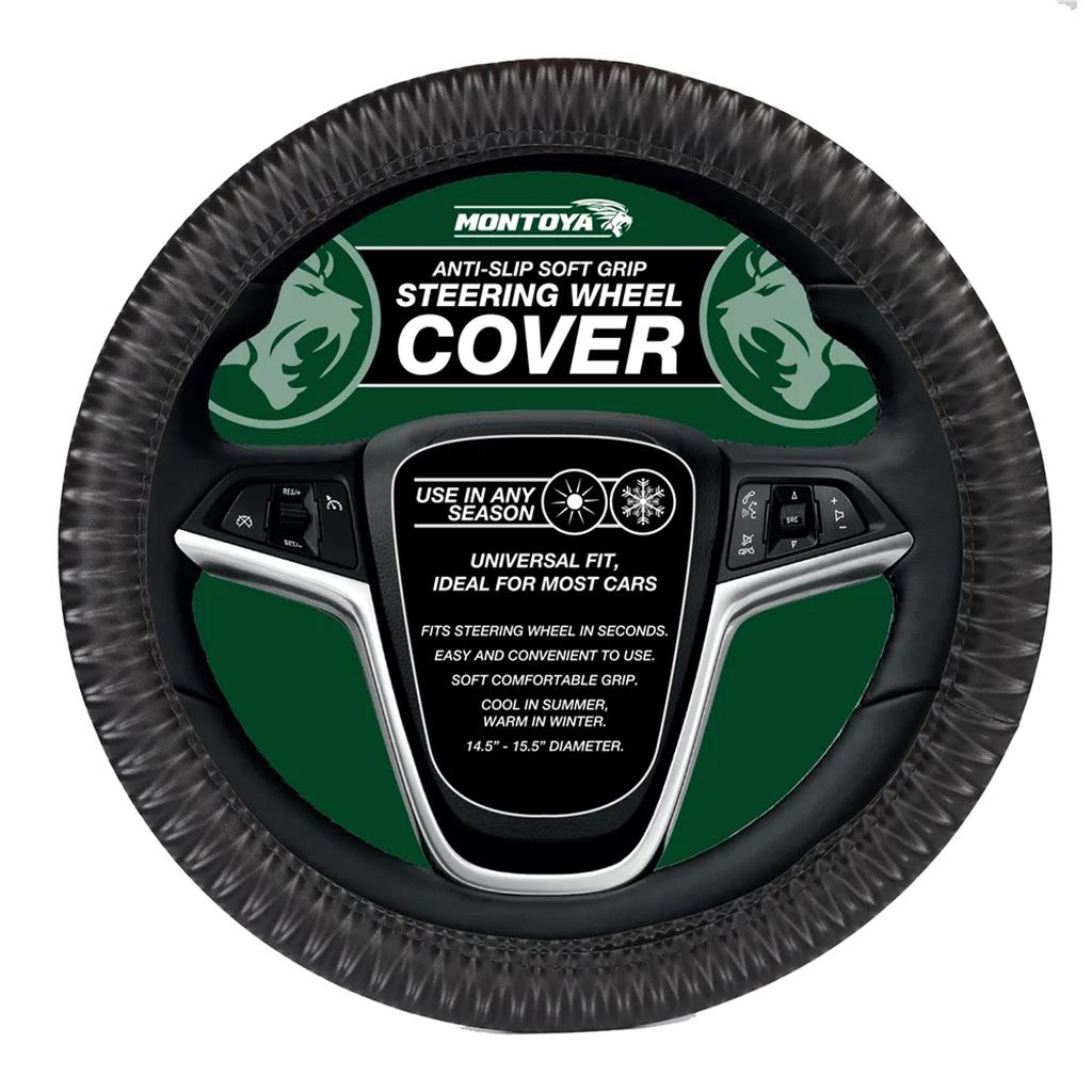 Montoya Steering Wheel Glove Cover Soft Grip 3D Effect Universal Montoya Steering Wheel Glove Cover Soft Grip 3D Effect Universal