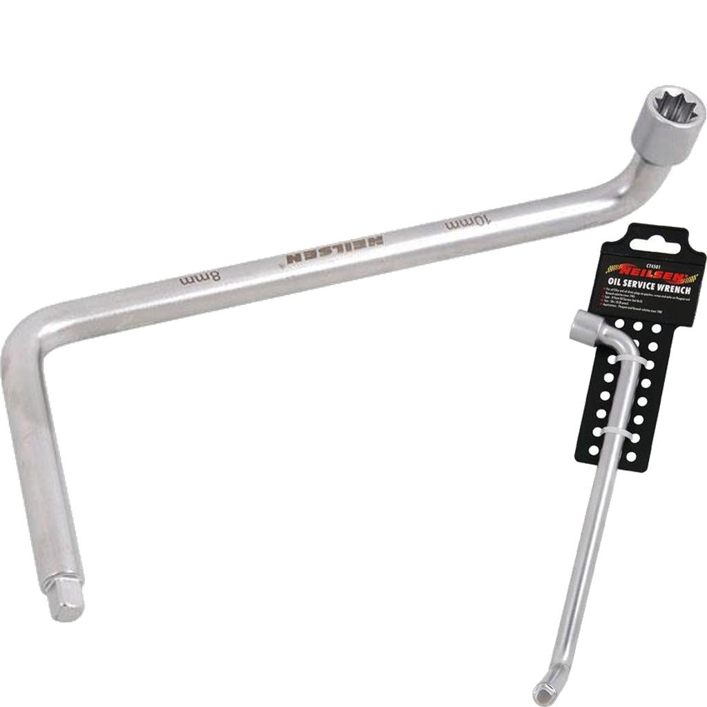 Neilsen Oil Service Wrench Key Square Drive Drain Plugs Engine Tool Neilsen Oil Service Wrench Key Square Drive Drain Plugs Engine Tool