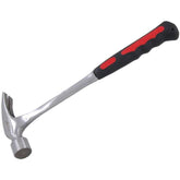 Neilsen 24oz Claw Hammer Tpr Handle Soft Grip Fully Forged Hardened Steel Head