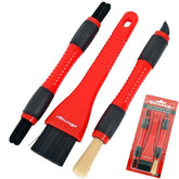 Neilsen 3pc Detailing Car Cleaning Dash Dashboard Vents Dash Trim Brush Set