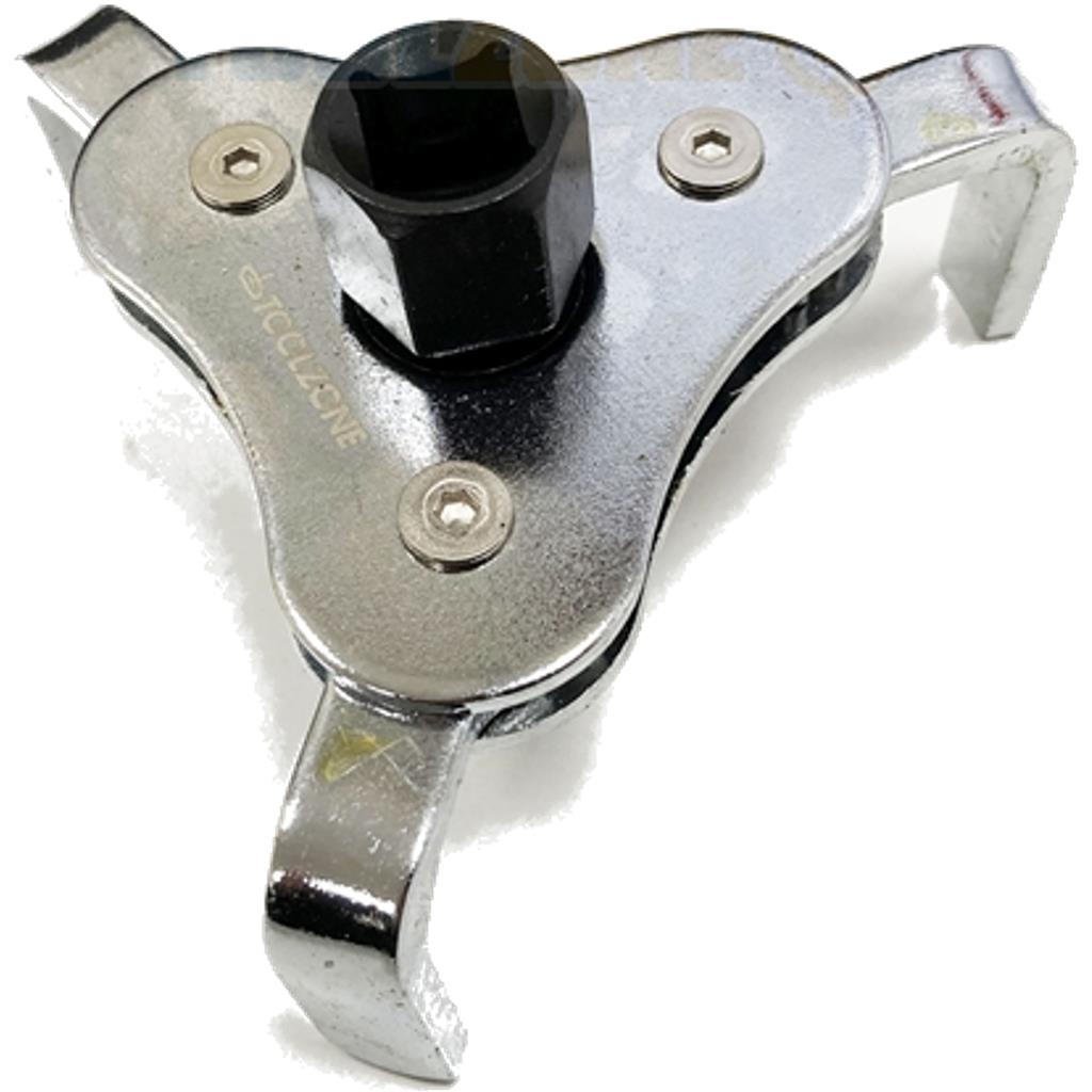 Toolzone 3 Jaw Oil Filter Wrench Adjustable Oil Filter Removal Tool 63mm - 102mm Toolzone 3 Jaw Oil Filter Wrench Adjustable Oil Filter Removal Tool 63mm - 102mm