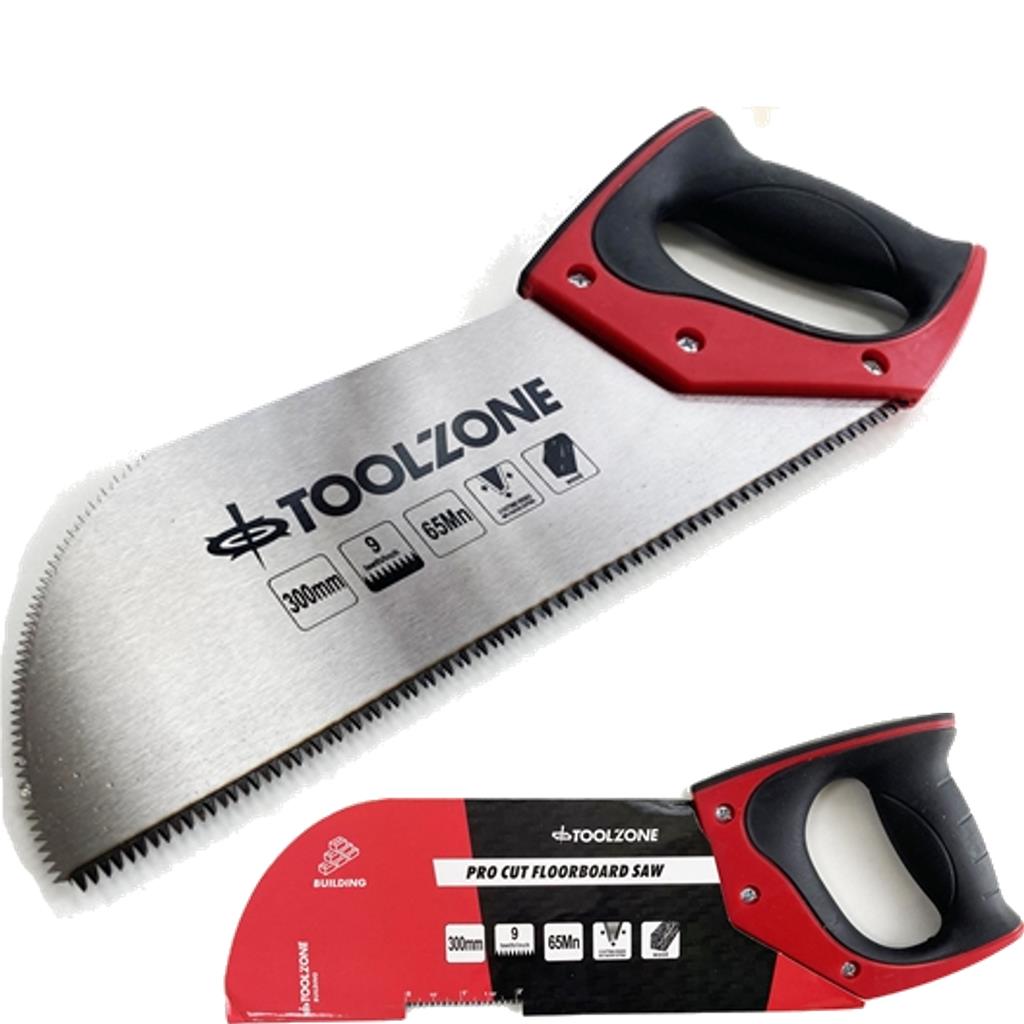 Toolzone 300mm Hand Laminate Floorboard Carpentry Wood Saw Tool 9TPI 12" Toolzone 300mm Hand Laminate Floorboard Carpentry Wood Saw Tool 9TPI 12"