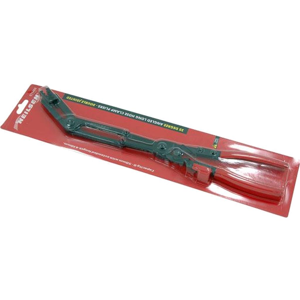 Neilsen Long Angled Hose Clamp Clip Car Van Fuel Coolant Pipe Spring Pliers Neilsen Long Angled Hose Clamp Clip Car Van Fuel Coolant Pipe Spring Pliers