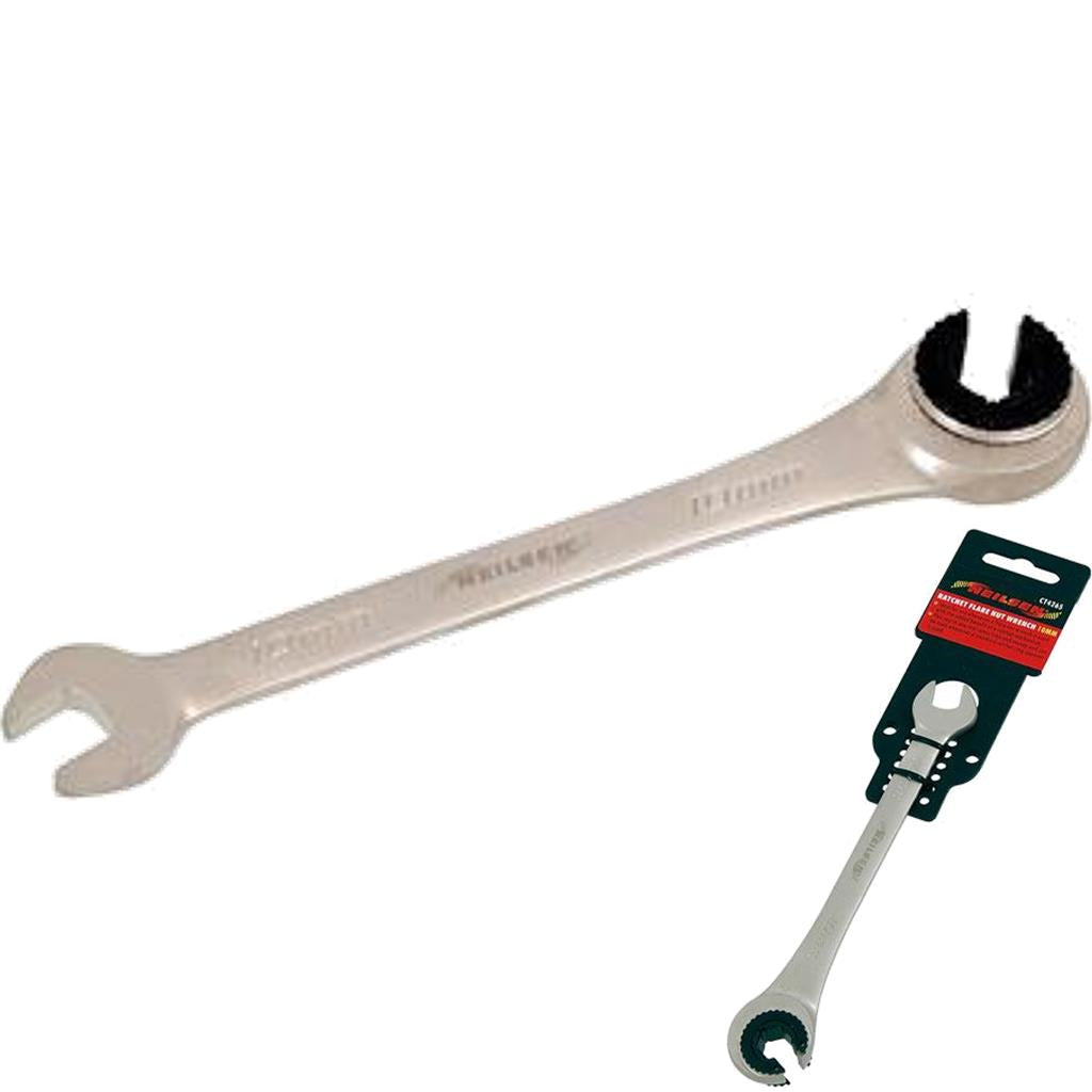 Neilsen Flare Nut Wrench Set – 12mm & 14mm Open-Ended Brake Line Spanner Tool