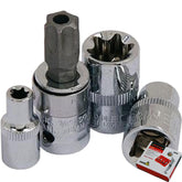 Neilsen 17pc Torx Bit Star E Socket Set T10 -T55 Trx 3/8" Drive Sockets