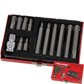 Neilsen 13pc Torx Bit Star Key Socket Long & Short Set 1/2" T30 - T60
