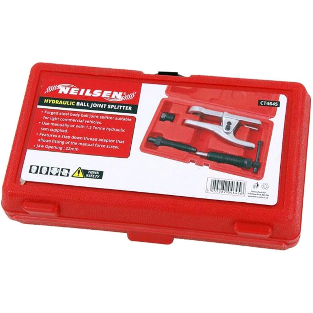 Neilsen Hydraulic and Manual Ball Joint Splitter Removal Separator Puller Tool Neilsen Hydraulic and Manual Ball Joint Splitter Removal Separator Puller Tool