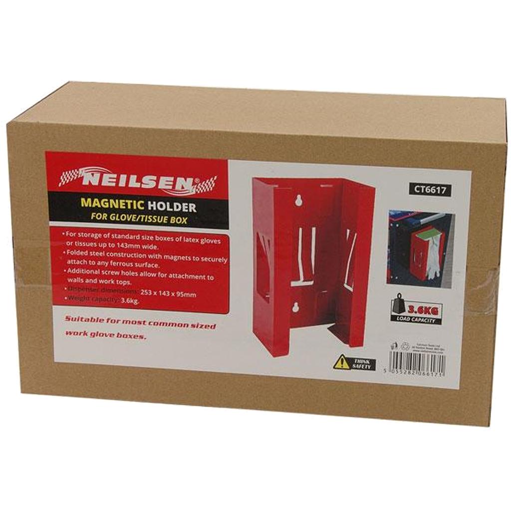 Neilsen Magnetic Disposable Glove Tissue Wipes Dispenser Holder Storage Box Neilsen Magnetic Disposable Glove Tissue Wipes Dispenser Holder Storage Box