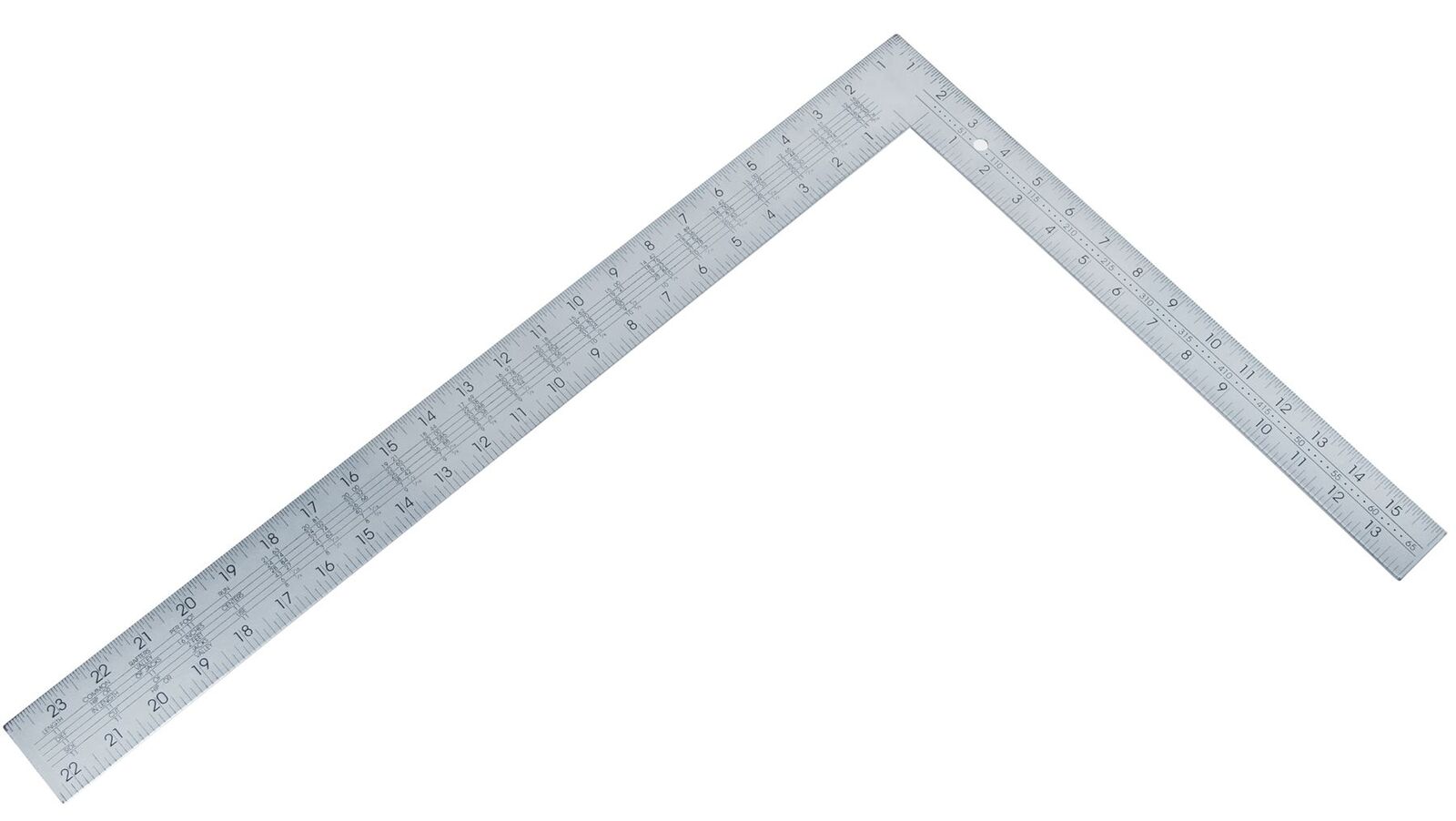 BlueSpot Large Steel Roofing Square Framing Carpenter Measure Metric Imperial BlueSpot Large Steel Roofing Square Framing Carpenter Measure Metric Imperial