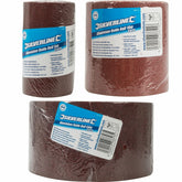 Silverline Aluminium Oxide Red Sanding Roll 40 60 80 120 180 240 Grit Sandpaper