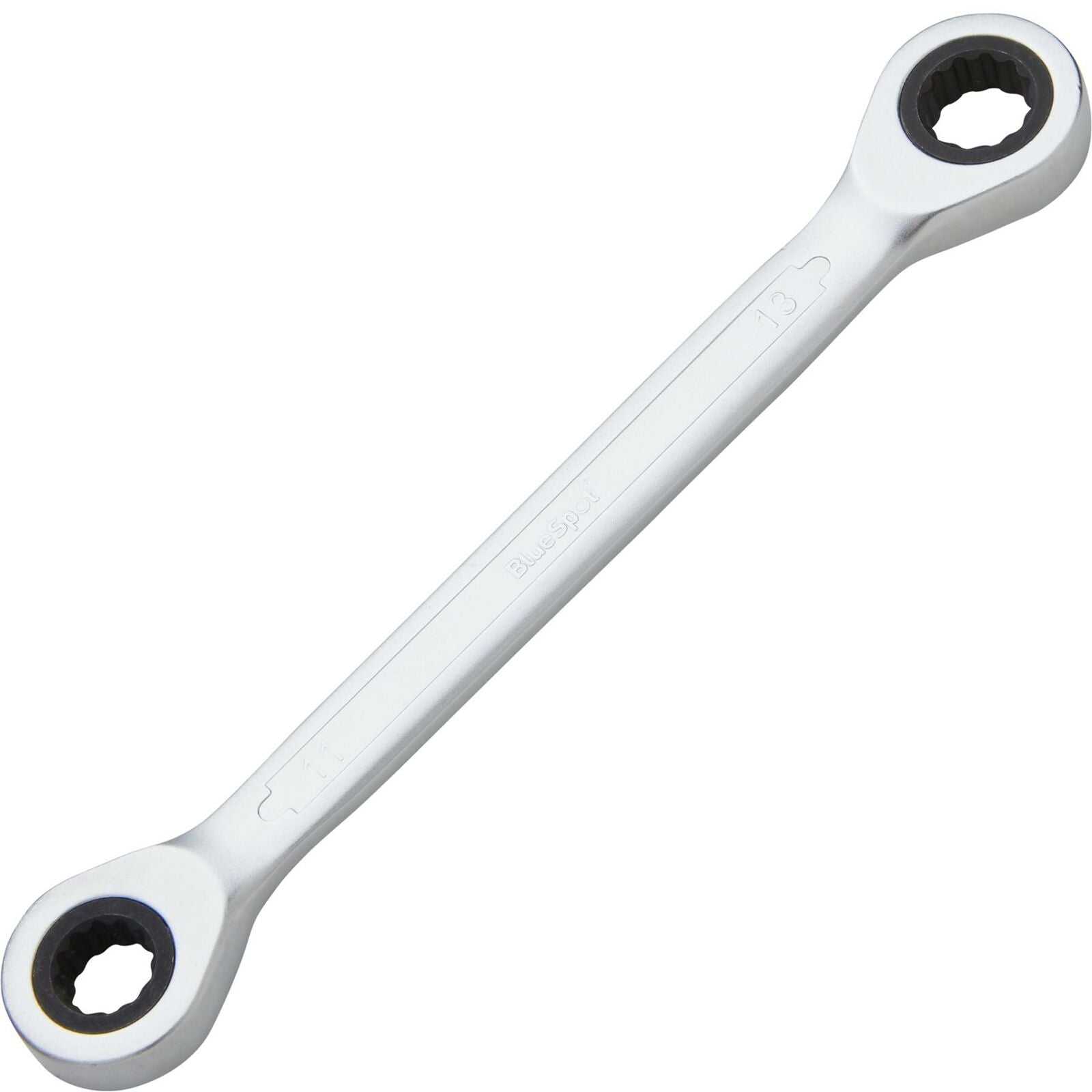BlueSpot Double Ended Wrench Ratchet Spanner 11mm-13mm Fully polished 72 Teeth BlueSpot Double Ended Wrench Ratchet Spanner 11mm-13mm Fully polished 72 Teeth
