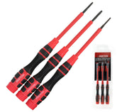 Dekton 3pc Flat Screwdriver Set 2mm, 2.5mm 3mm Star Slotted Head Phone, Laptop