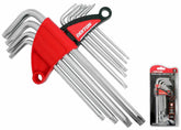 Dekton Long Star Torx Allen Key Security Wrench Set T10 - T50 9 Pc Keys