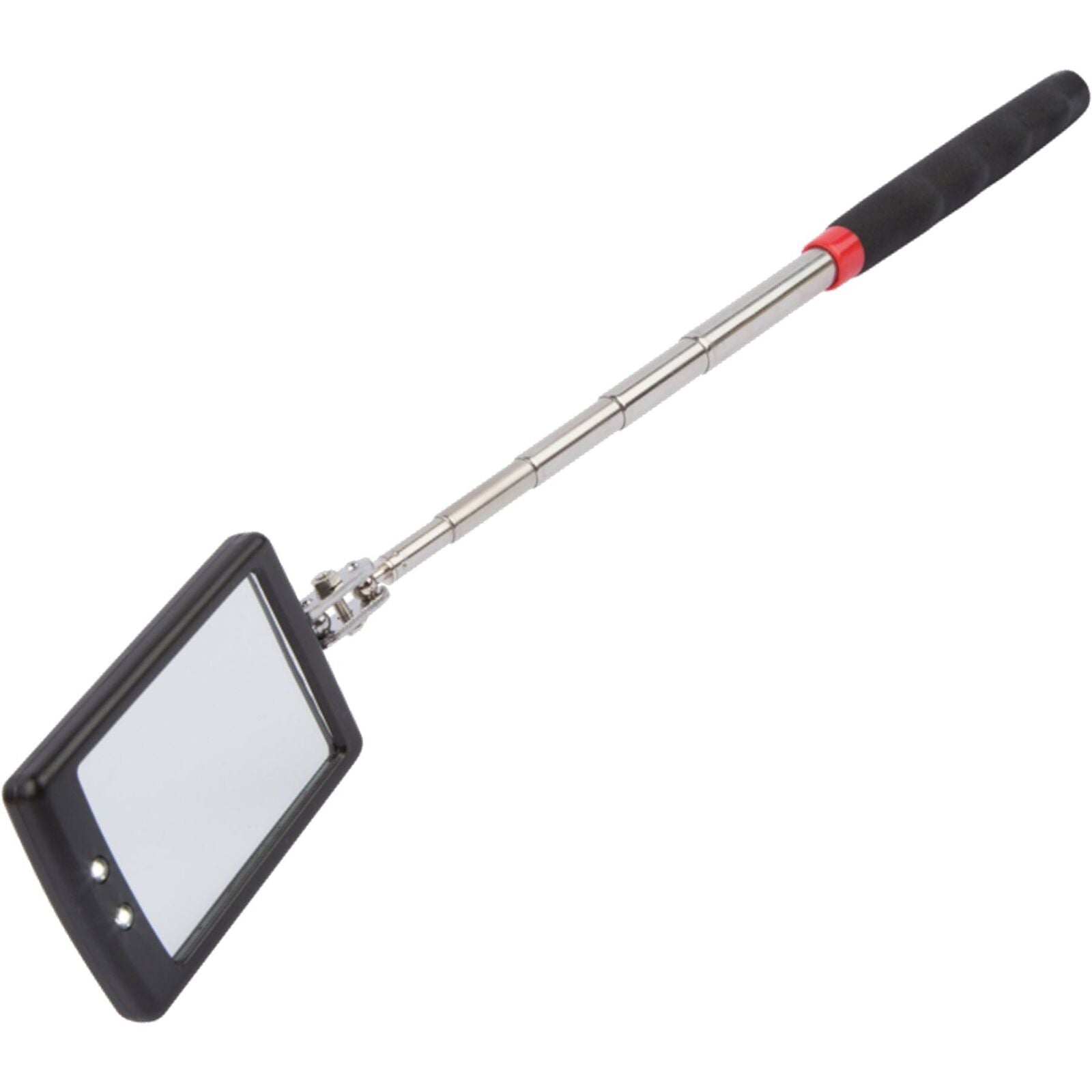 Bluespot Mechanics Inspection Mirror Telescopic Extending Led Square 870mm Bluespot Mechanics Inspection Mirror Telescopic Extending Led Square 870mm
