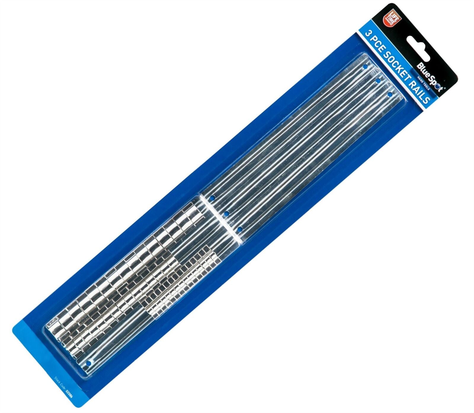 BlueSpot 3pc Socket Rail Set Retaining Storage Holder 1/4" 1/2" 3/8" Sockets BlueSpot 3pc Socket Rail Set Retaining Storage Holder 1/4" 1/2" 3/8" Sockets