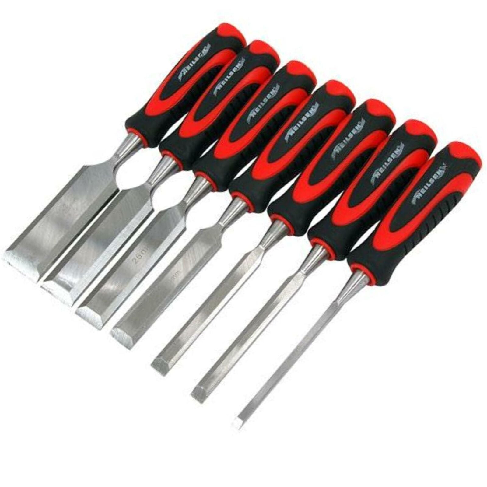 Neilsen 7pc Wood Bevel Edge Carpentry Joiner Woodwork Chisel Set 6mm - 38mm Neilsen 7pc Wood Bevel Edge Carpentry Joiner Woodwork Chisel Set 6mm - 38mm