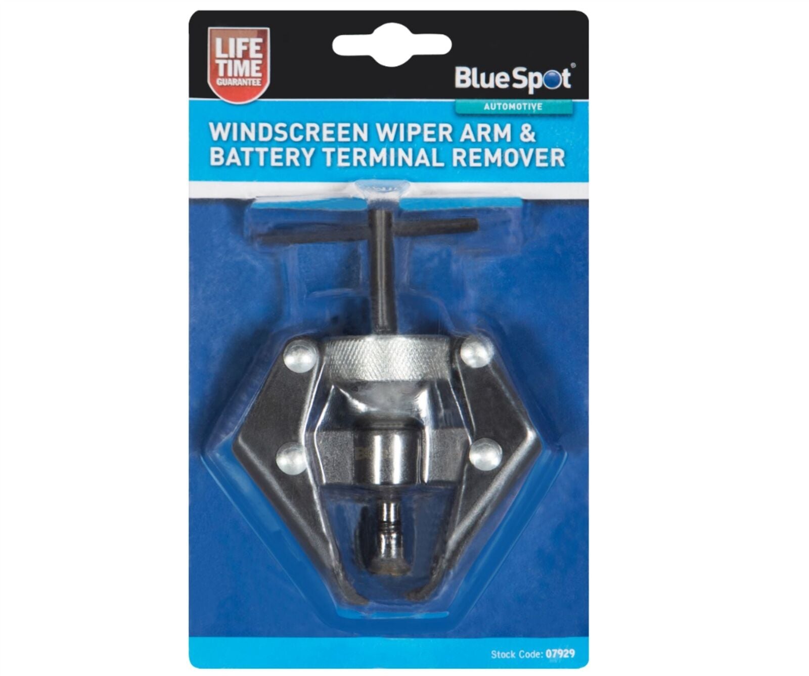 BlueSpot Car Van Windscreen Wiper Arm & Battery Terminal Puller Remover Tool BlueSpot Car Van Windscreen Wiper Arm & Battery Terminal Puller Remover Tool