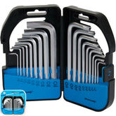 Silverline 19pc Allen Key And Star Security Bit Set Torx Hex Wrench Key Metric