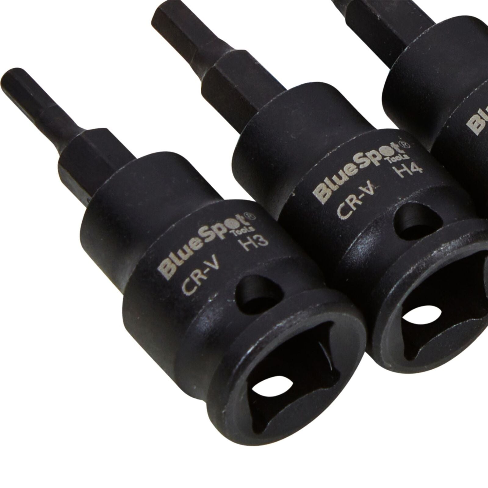 BlueSpot Impact Allen Key Hex 3/8" Drive Bit Socket Set H3 - H10 Bits 7pc BlueSpot Impact Allen Key Hex 3/8" Drive Bit Socket Set H3 - H10 Bits 7pc