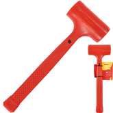 Amtech Dead Blow Hammer Rubber Head Mallet Garage Mechanics Camping 1LB