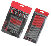 10pc 75mm or 150mm Non Slip Pz2 Screwdriver Pozi Drill Bit Set For Power Tool