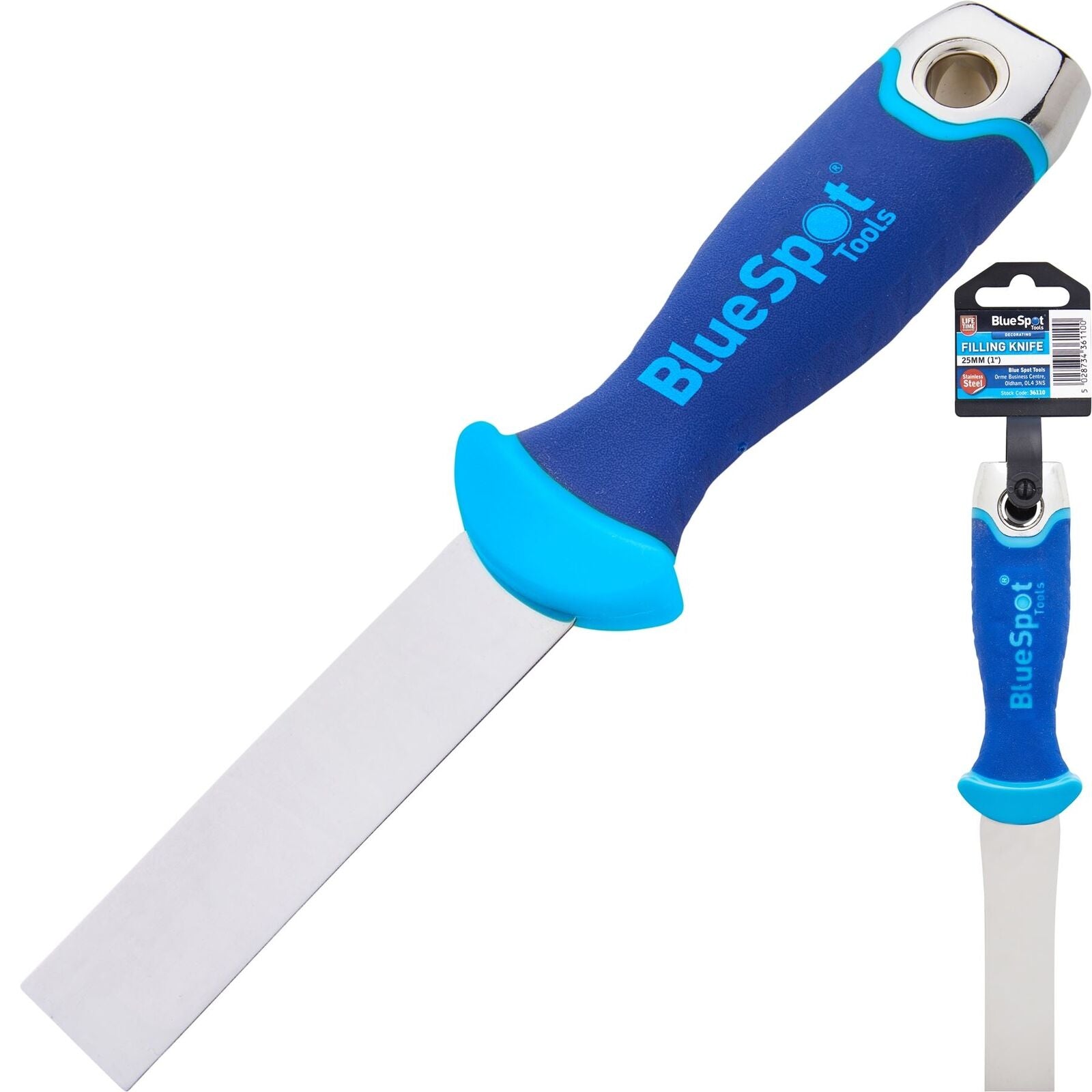 BlueSpot Scrapers Paint Filling Knife Decorators Scraper Stainless Steel 1" BlueSpot Scrapers Paint Filling Knife Decorators Scraper Stainless Steel 1"