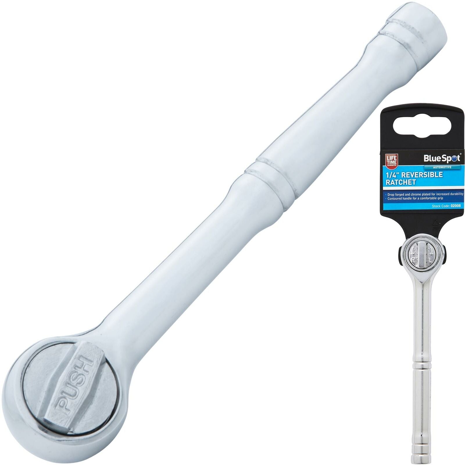 BlueSpot Socket Reversible Ratchet Handle 1/4" BlueSpot Socket Reversible Ratchet Handle 1/4"
