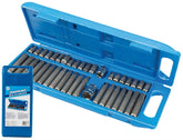 Silverline Hex Torx Star Spline Bit Socket Set 3/8" & 1/2" Long & Short Keys
