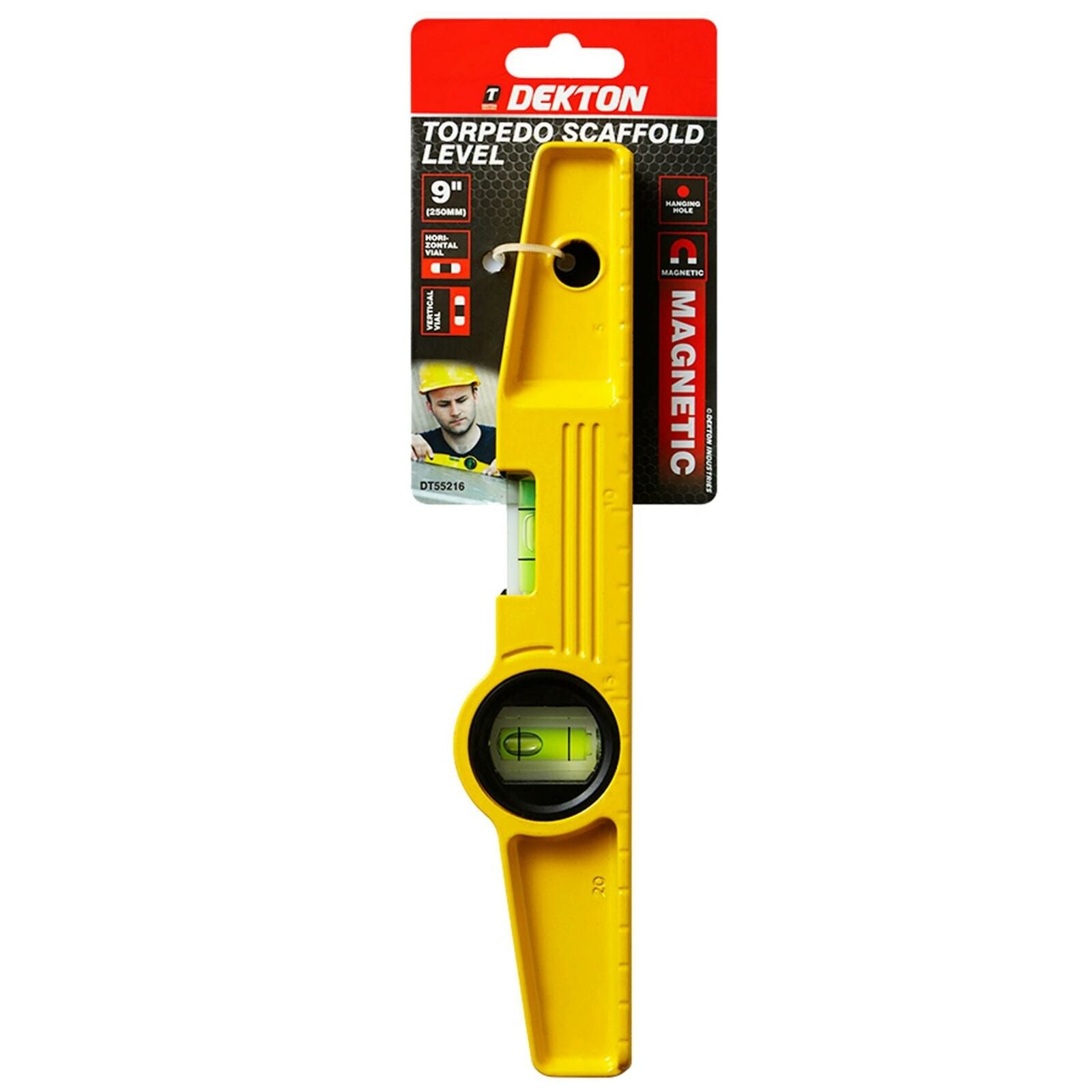 Dekton Magnetic Metal Spirit Level Boat Scaffolder Horizontal Vertical 250mm 10" Dekton Magnetic Metal Spirit Level Boat Scaffolder Horizontal Vertical 250mm 10"